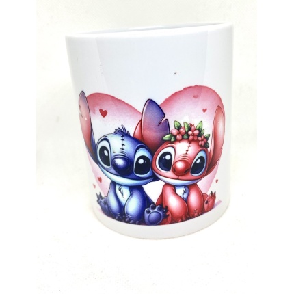 Κούπα  Stitch σχεδιο ζευγάρι