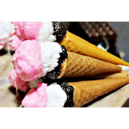 Πασχαλινή λαμπάδα Παγωτό XXL 25x8x8cm