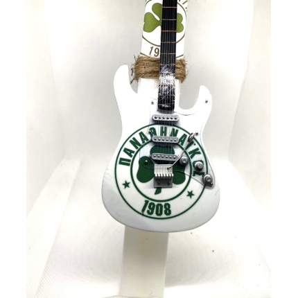 Πασχαλινή λαμπάδα ΠΑΟ με κιθαρα επιτραπέζια