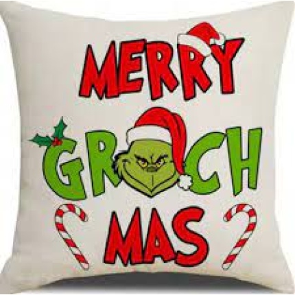 Χριστουγεννιάτικο μαξιλάρι Grinch